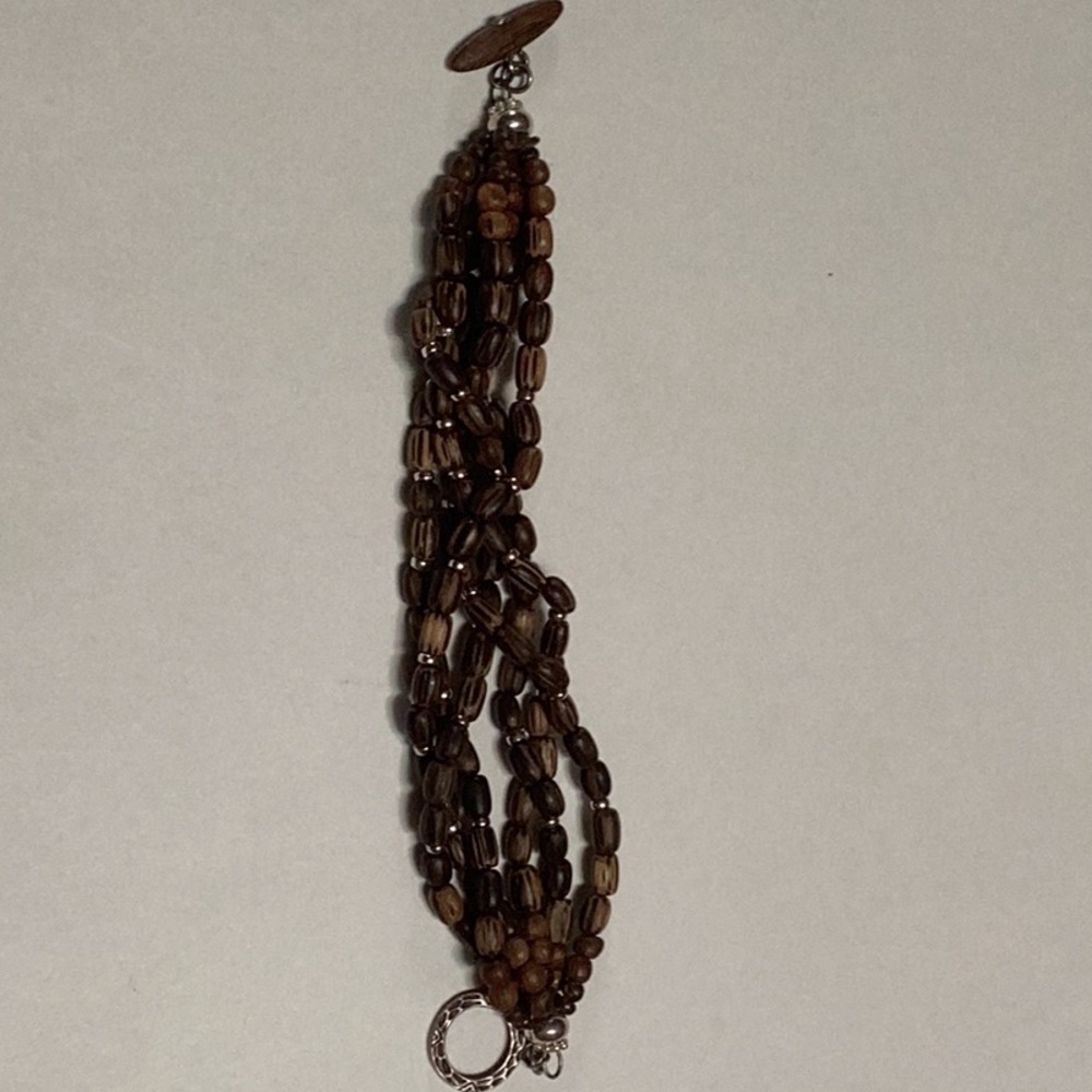 Silpada brown beaded bracelet